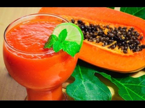 champola de papaya, receta mexicana