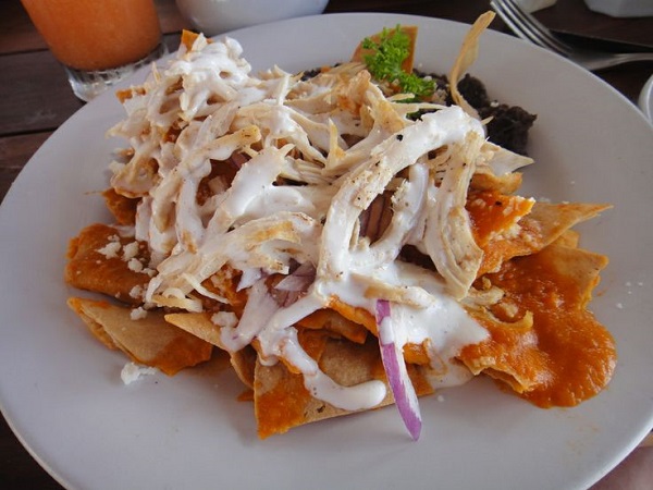 chilaquiles de pollo, recetas méxico