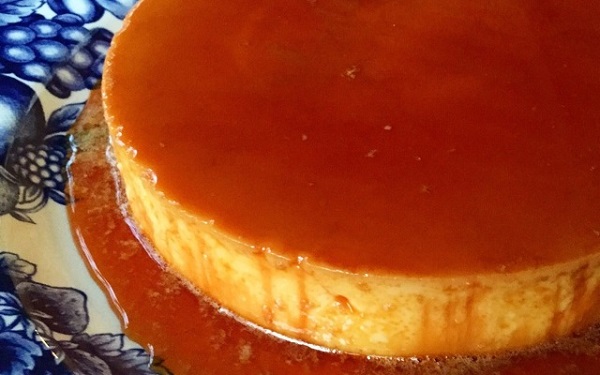 flan mexicano, comida mexicana