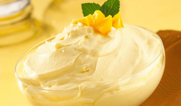 mousse de mango, receta méxico