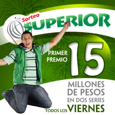 Resultados sorteo superior, Premios sorteo superior