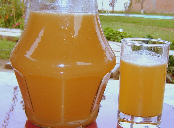 agua de chicha, receta mexicana, comida méxico