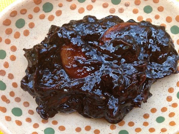 dulce de zapote negro, comida mexicana, receta méxico