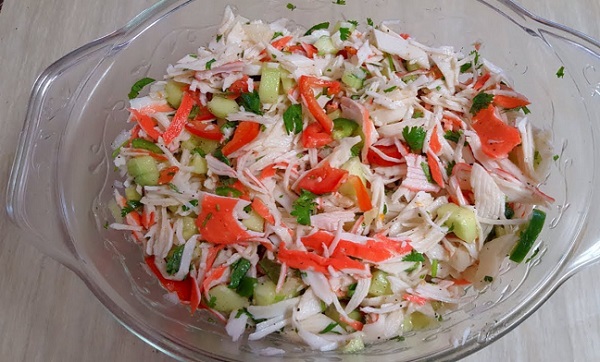 ensalada de jaiba, receta, preparacion