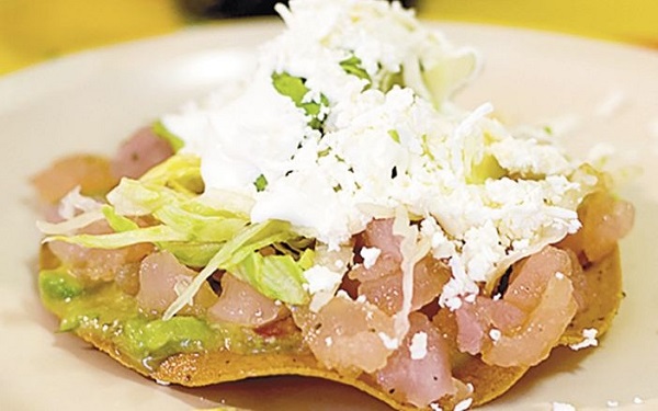 tostadas de pata, receta mexicana, comida mexico