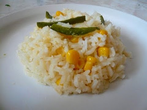 arroz blanco con elote, recetas mexicanas, comida de méxico