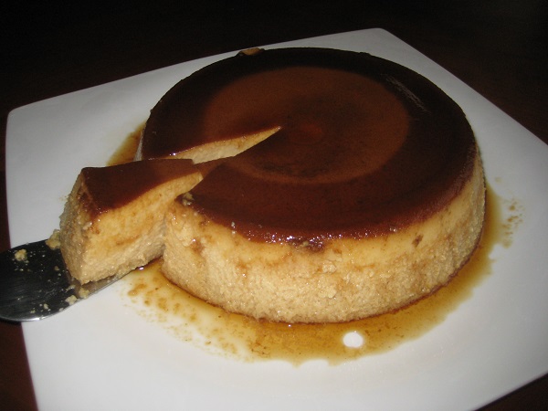 flan de avellanas, receta mexicana, comida de méxico