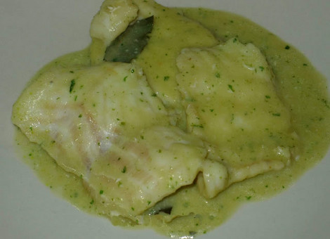 pescado en salsa verde