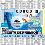 Resultado sorteo de Diez 173