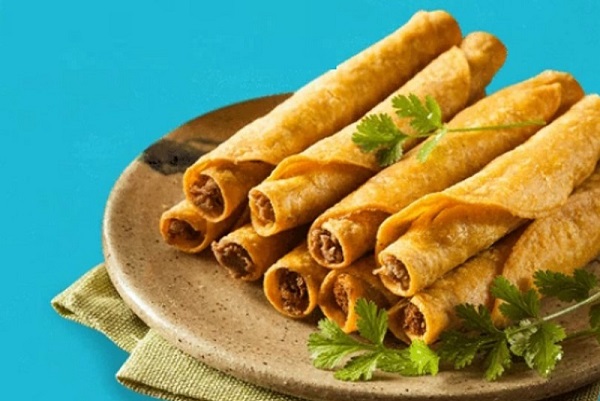 tacos dorados de atun, receta mexicana