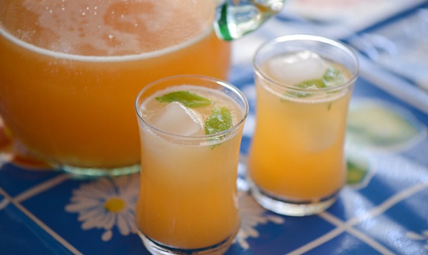 agua de melon con tuna, recetas mexicanas, comida de méxico