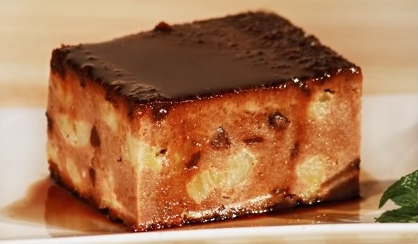 budin de platano, receta de méxico