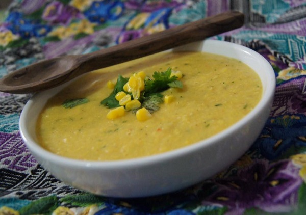 crema de tuna con elote