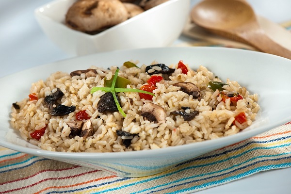 hongos con arroz