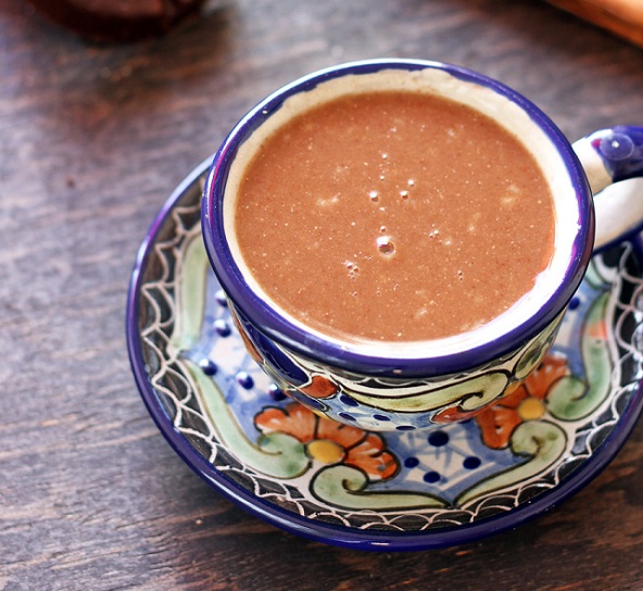 champurrado mexicano, comida de méxico