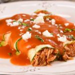 enchiladas de calabaza con pollo