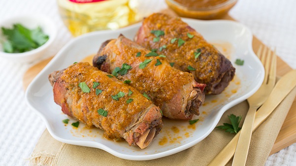 rollitos de carne