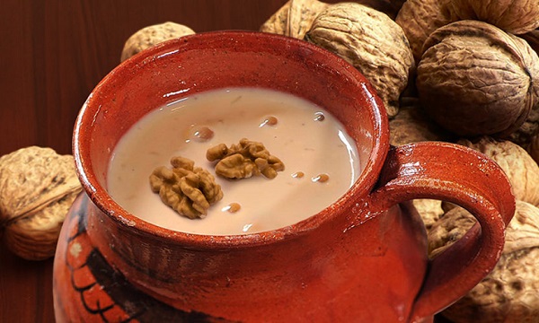 Receta Atole de nuez, recetas de méxico