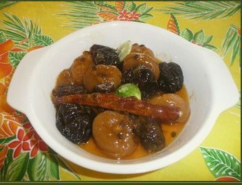 Receta Ensalada de fruta seca, Comidas mexicanas