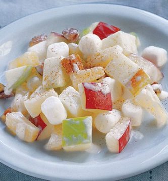 ensalada-navidena-de-manzana